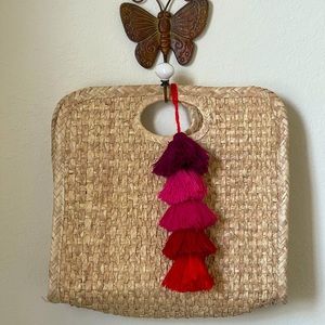 100% Palm Leaf Bag - Handmade - Clutch style